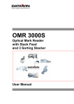 User manual OMR 3000S English Date: 06/2008