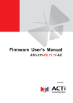 Firmware User`s Manual