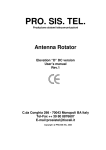 Prosistel Rotator User`s Manual D Elevation