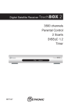 3500 channels Parental Control 2 Scarts DiSEqC 1.2 Timer