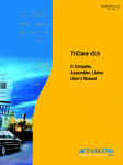 TriCore C Compiler, Assembler, Linker User`s Manual