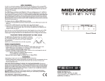 Tech 21 Midi Moose Manual