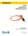 RV06 User Manual - Stanley Hydraulic Tools