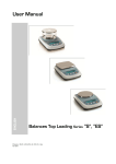 User Manual  - Affordable Scales & Balances