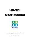 HD-SDI User Manual