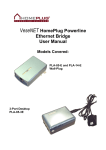 GigaFast Ethernet HomePlug Ethernet Bridge User Manual