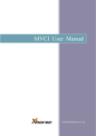 MVCI User Manual - CarDiag Diagnostic Service