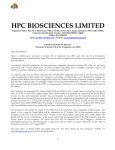 Postal Ballot Notice - hpc Biosciences Ltd.