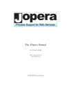 JOpera User Manual - JOpera for Eclipse