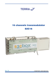 16 channels transmodulator S2C16