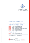 INSTRUCTION MANUAL ELECTRIC PATIENT LIFTS