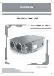 USER MANUAL ENERGY RECOVERY UNIT - Vents-US