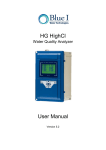 HG HighCl User Manual - Blue I Water Technologies