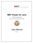 MST Viewer for Java User Manual