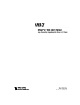 IMAQTM IMAQ PCI-1405 User Manual