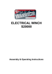 Winch Manual - Warrior Winches