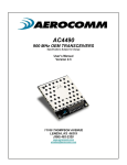 AeroComm AC4490 User Manual
