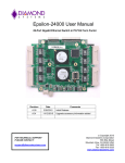 Epsilon-24000 User Manual - Diamond Systems Corporation