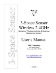 3-Space Sensor Wireless 2.4GHz User`s Manual