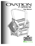 Ovation F-95WW User Manual Rev. 1