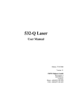 532-Q Laser Manual