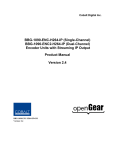 BBG-1090-ENC-H264-IP User Manual