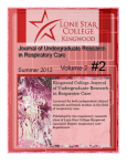 LSC: Kingwood Undergraduate Research in Respiratory Care, vol 2