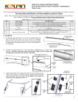 INSTALLATION INSTRUCTIONS