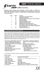 Storm Strikemaster Manual