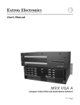MVX VGA A Matrix Switcher