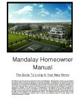 Mandalay Mandalay Homeowner Homeowner Manual