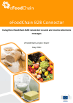 Using the eFoodChain B2B Connector to send and receive