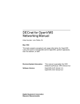 DECnet for OpenVMS Networking Manual
