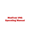 MedTrak VNG Operating Manual