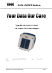 data logger manual - Your Data Our Care