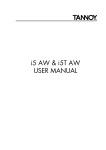 i5 AW & i5T AW USER MANUAL