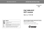 FAZ 3000-DCF DCF module - produktinfo.conrad.com