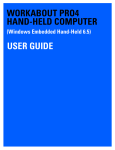 (Windows Embedded Hand-Held 6.5) User Guide