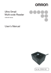 V400-R2 Series Ultra Small Multi-code Reader User`s Manual