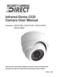 Infrared Dome CCD Camera User Manual