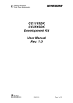 CC1110DK/CC2510DK -- Development Kit User Manual