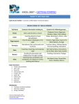 Microsoft Office Excel 2007 – Level I