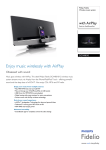 DCW8010/12 Philips Wireless music system