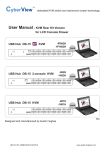 User Manual - KVM Rear Kit Version for LCD