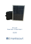 Power Pack 1 & Solar Panel 1 Manual