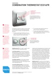 User manual of combination thermostat ECO16