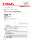 Automated Protocol for Extract-N-Amp™ Tissue - Sigma