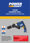 1050W HAMMER DRILL