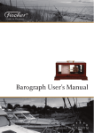 Fischer Barograph User`s Manual