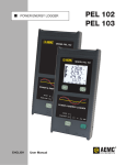 AEMC PEL 102 / PEL 103 Power and Energy Loggers Manual PDF